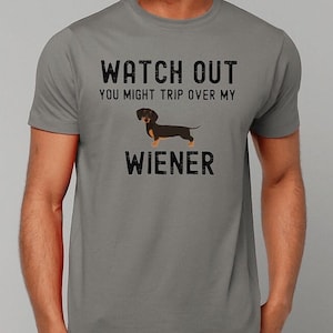 Funny Wiener Shirt Gift for Men, Dachshund dad gift, Dachshund Shirt, sausage dog, Doxie gift for him weiner dog shirt Dachshund gift man bild 4
