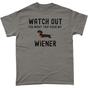 Funny Wiener Shirt Gift for Men, Dachshund dad gift, Dachshund Shirt, sausage dog, Doxie gift for him weiner dog shirt Dachshund gift man bild 8