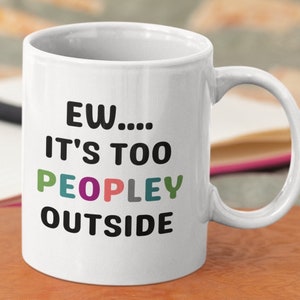 Sarcastic Mug Gift, Introvert Mug, Funny Anti social Mug Gift For her, Work Place Mug Introvert Christmas Birthday Gifts for Mum Sarcasm Mug
