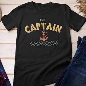 Sailing Captain T-Shirt: Nautical Anchor Boat Owner Gift