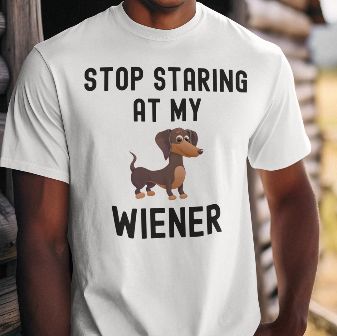 Funny Wiener Shirt Gift for Men, Dachshund Dad Gifts, Dachshund Shirt