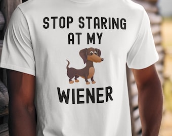 Funny Wiener TShirt Gift for Men, Dachshund dad gift, Dachshund Shirt, sausage dog, Doxie gift for him weiner dog shirt  Dachshund gift man