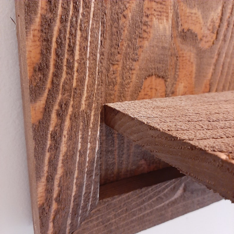 Rustic Wall Shelf Country Style Wall Shelf Framed Picture Etsy