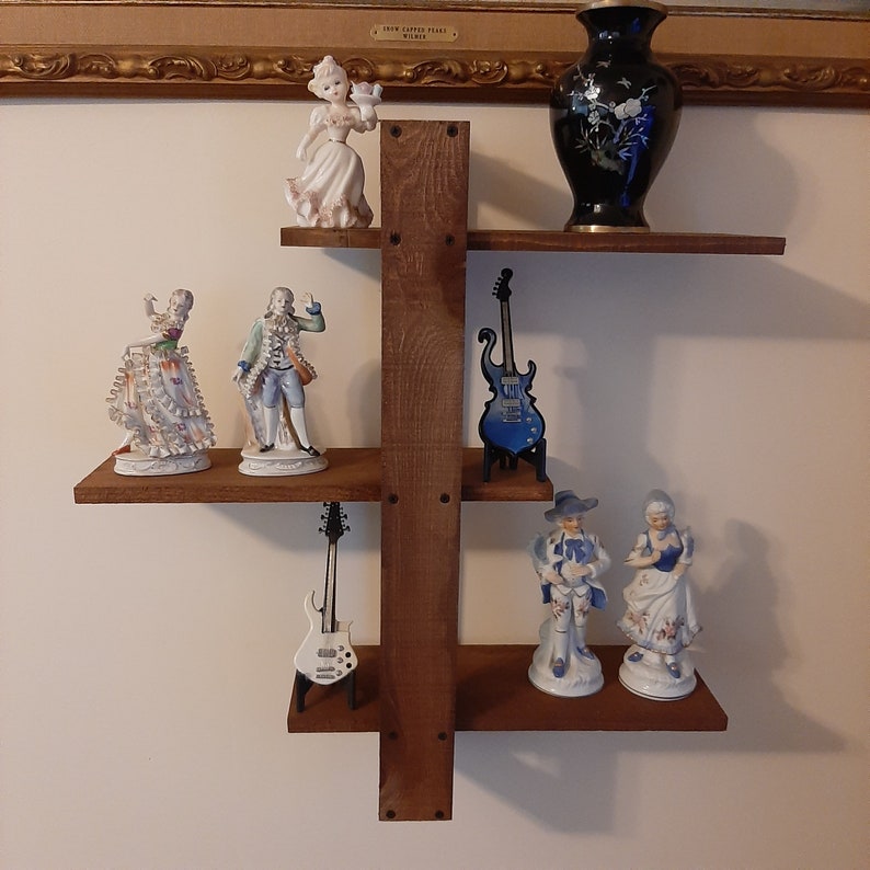 Rustic Shift Shelf Knick Knack Wall Shelf Picture Wall Shelf, Home