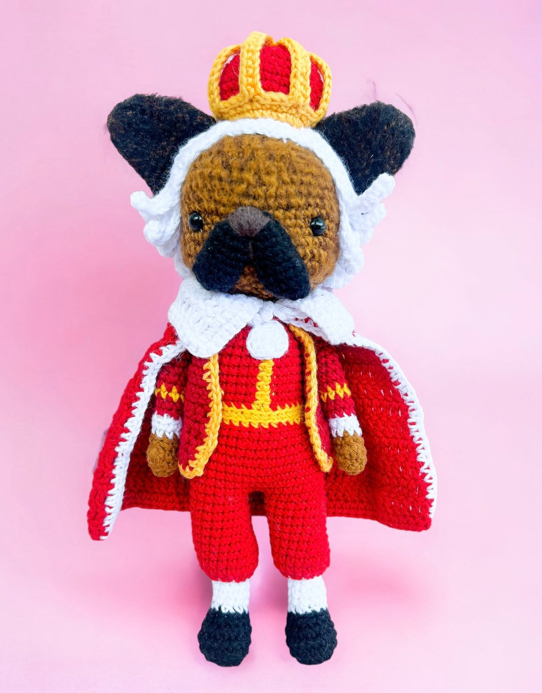 French Bulldog Crochet , Amigurumi Crochet Dog Crochet , Crochet French