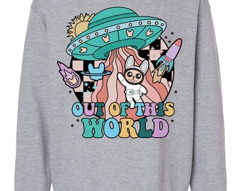 Fuori dal mondo / Girocollo con bulldog francese / Felpa con bulldog francese / Maglione con simpatico bulldog francese / Regalo per mamma bulldog francese