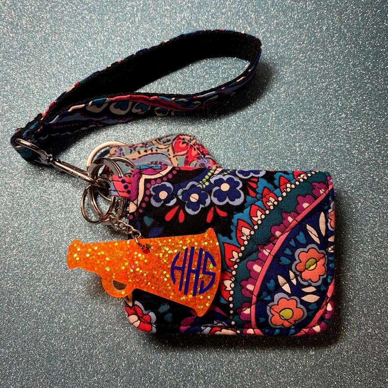 Cheer Megaphone Custom Keychain