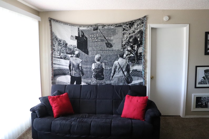 A Black Wall Street Memorial Blanket Tulsa Oklahoma Riot Christmas