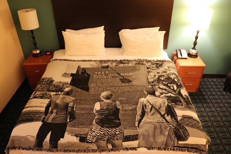 A Black Wall Street Memorial Blanket Tulsa Oklahoma Riot Christmas