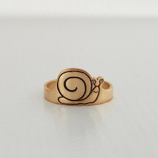 Snail Ring, Animal Lover Ring, Sterling Silver Slug Ring, Insect Jewelry, Minimalist Ring, Bug Ring