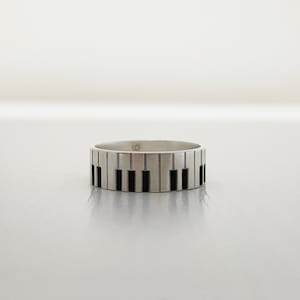 Piano Ring, Piano Keys Jewelry, Customized Musician Gift, Pianist Gift, Piano Keyboard Design