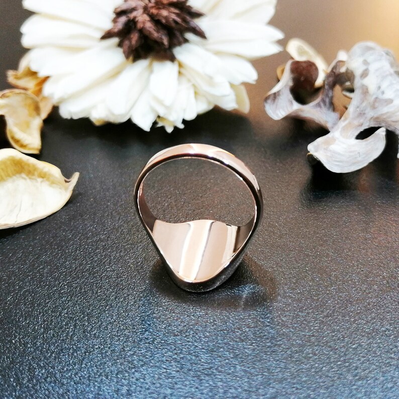 Rose Ring Silver Ring Rings for Women Etsy