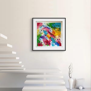 Abstract Acrylic Painting, Original Art Not Print, Mixed Media, Modern Art, Contemporary Art, Small Painting, Abstract Art