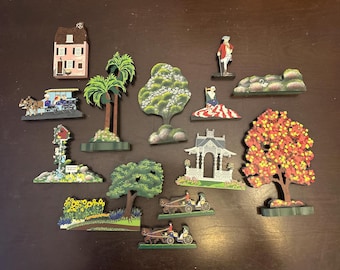 CHOICE: Shelia&#39;s Houses 1990&#39;s wooden Accessories Shelf Sitter pieces