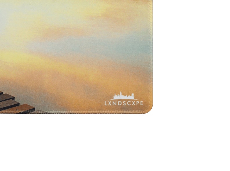 Large Professionnal Mouse Pad with Unique Design High Quality Desk Mat and Desk Pad for Home and Work Serene Relaxation Quai by Lxndscxpe image 5