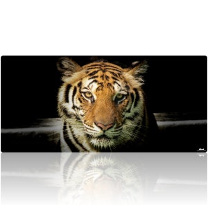 Large Mouse Pad Professional Desk Pad High Quality Desk Mat with Unique Design Big Cat Feline Model Bengal Tiger by Lxndscxpe image 5