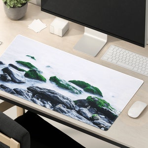 LIMITED DEAL Lxndscxpe Mouse Pad High Quality Desk Mat with Unique Design Calm, Relaxing and Zen River by Lxndscxpe image 2