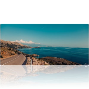 LIMITED DEAL Large Mouse Pad High Quality Desk Mat Unique Design Blue Sea Magnific Road Trip to Los Angeles image 4