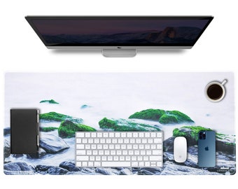 LIMITED DEAL | Lxndscxpe Mouse Pad | High Quality Desk Mat with Unique Design |  Calm, Relaxing and Zen River by Lxndscxpe