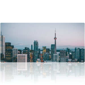 LIMITED DEAL Lxndscxpe Mouse Pad High Quality Desk Mat with Unique Design Canada CN Tower, Toronto by Lxndscxpe image 8