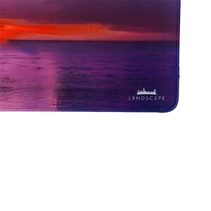 LIMITED DEAL Lxndscxpe Mouse Pad High Quality Desk Mat with Unique Design Calm and Relaxing Purple Paradise Sunset by Lxndscxpe image 5