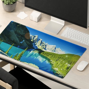 LIMITED DEAL Lxndscxpe Mouse Pad Professional Desk Pad High Quality Desk Mat Unique Design Moraine Lake, Banff by Lxndscxpe image 2