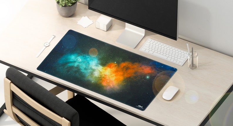 LIMITED DEAL Lxndscxpe Mouse Pad High Quality Desk Mat with Unique Design Colorful Space Scenery by Lxndscxpe image 2