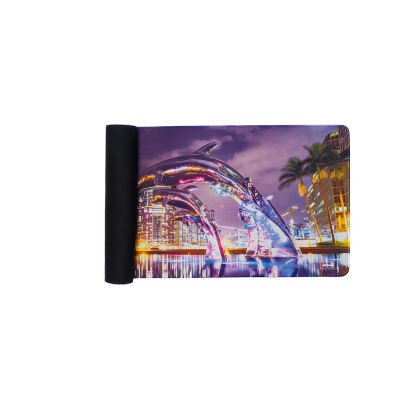 Large Mouse Pad Professional Desk Pad High Quality Desk Mat with Unique Design Effervescent City by Lxndscxpe image 4