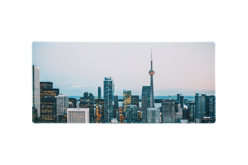 LIMITED DEAL Lxndscxpe Mouse Pad High Quality Desk Mat with Unique Design Canada CN Tower, Toronto by Lxndscxpe image 5