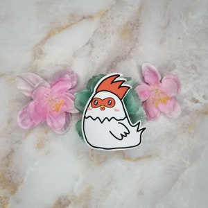 Pegatinas de pollo: Pegatinas de botella de agua / Pegatinas impermeables / Pegatinas de la computadora portátil / Pegatinas de vinilo / Pegatinas brillantes / Calcomanías / ART / Pegatinas de binder / Kawaii