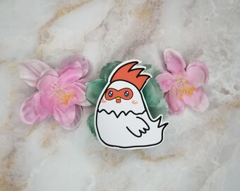 Pegatinas de pollo: Pegatinas de botella de agua / Pegatinas impermeables / Pegatinas de la computadora portátil / Pegatinas de vinilo / Pegatinas brillantes / Calcomanías / ART / Pegatinas de binder / Kawaii