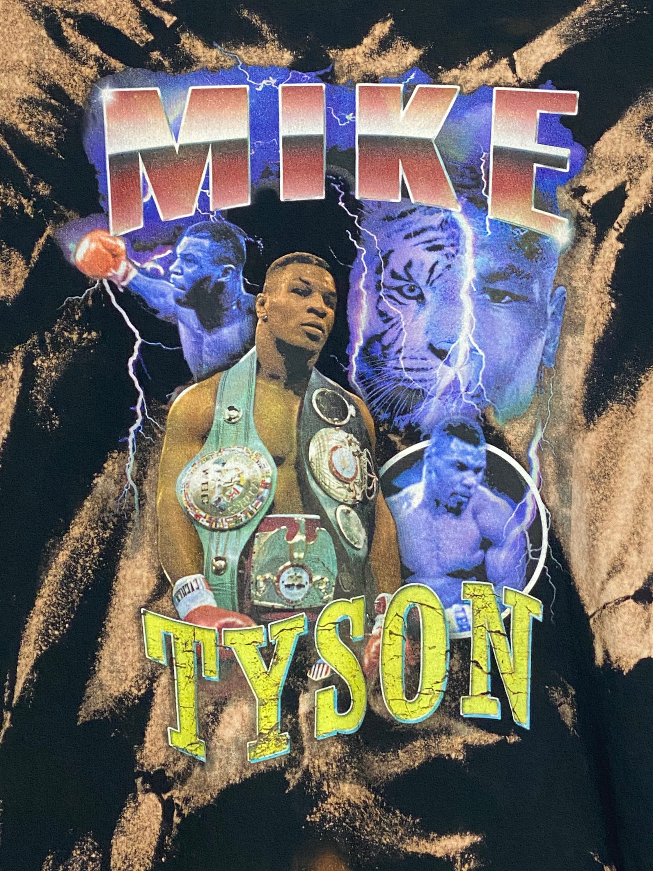 Mike Tyson gebleichtes T-Shirt | Etsy