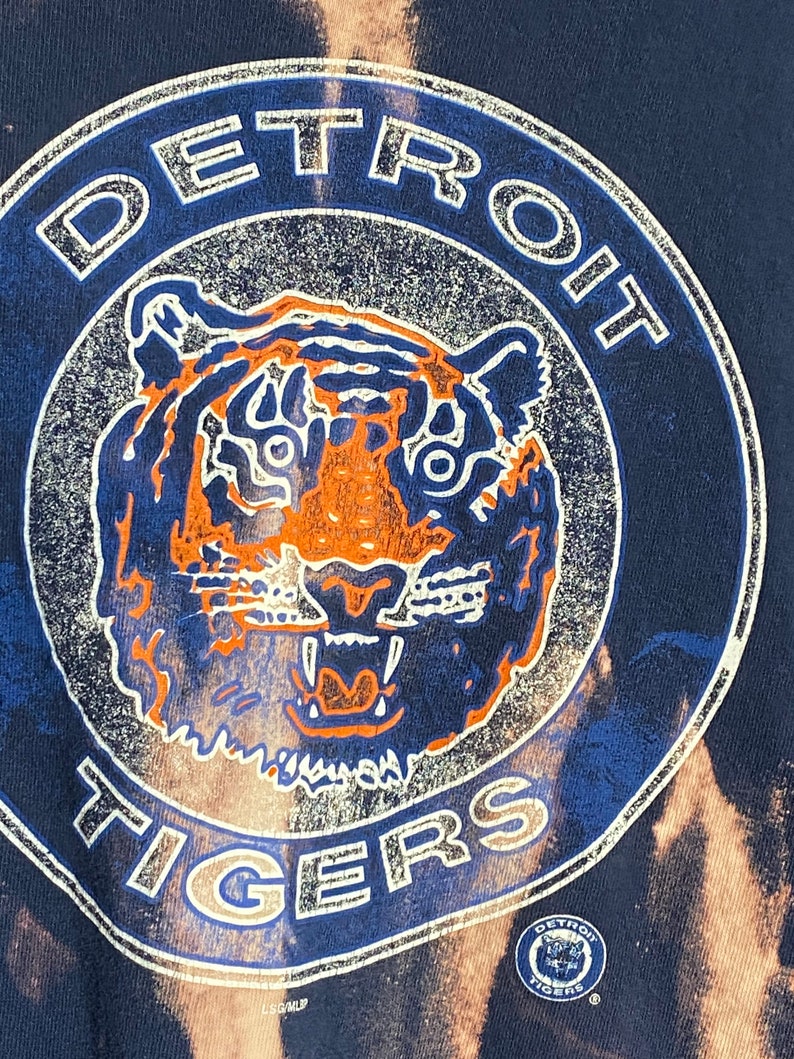 Detroit Tigers acid washed t-shirt