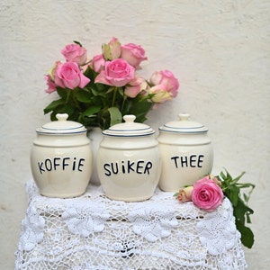 Barattoli per spezie in ceramica vintage in porcellana per tè, caffè e zucchero, decorazione per la cucina, decorazione per la casa