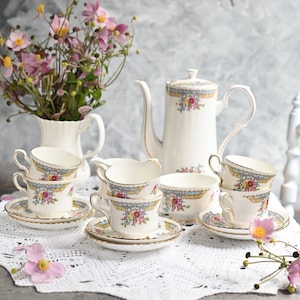 Royal Stafford Regens Vintage Bonet China tea service.