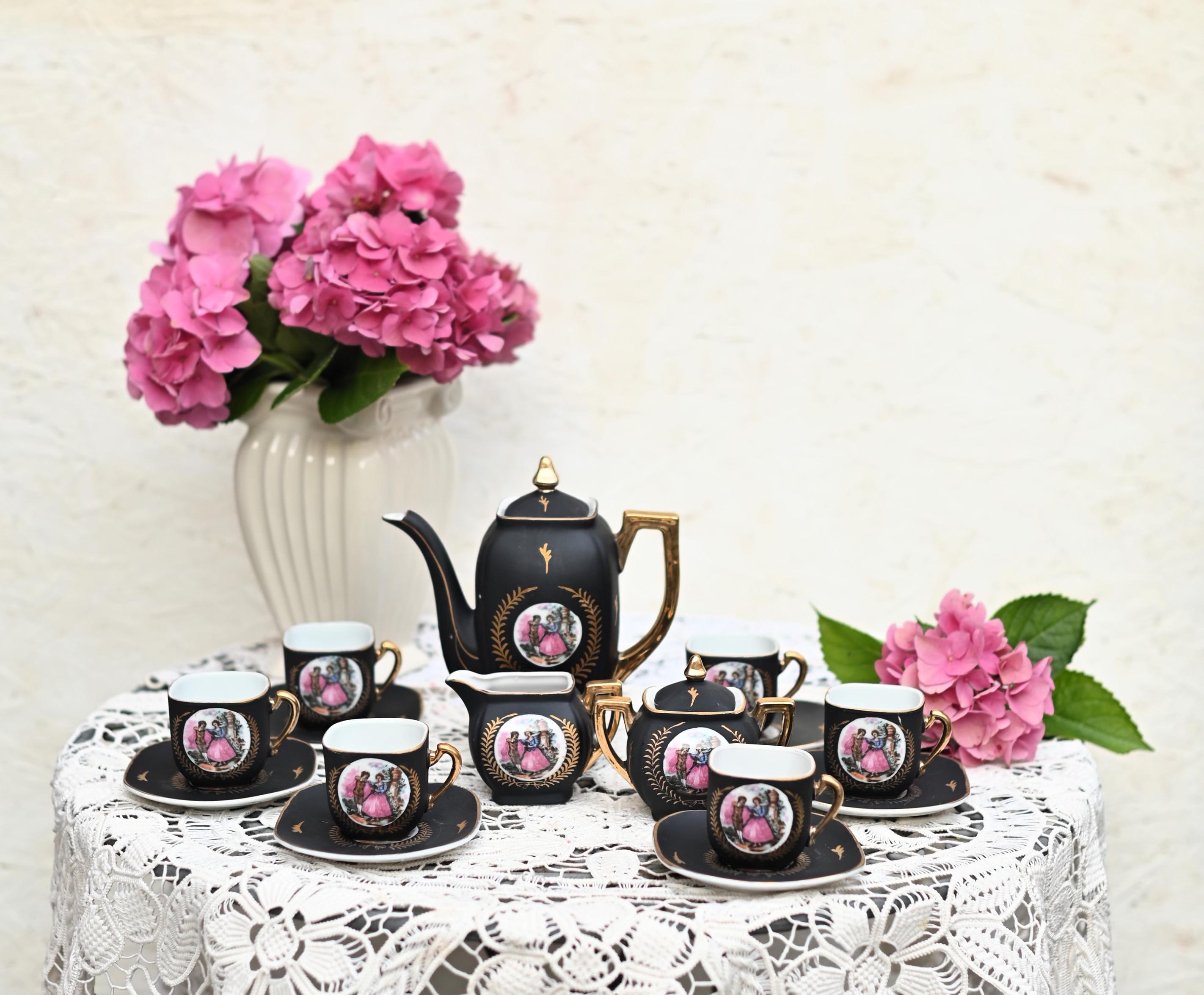 Victorian tea set - Etsy 日本