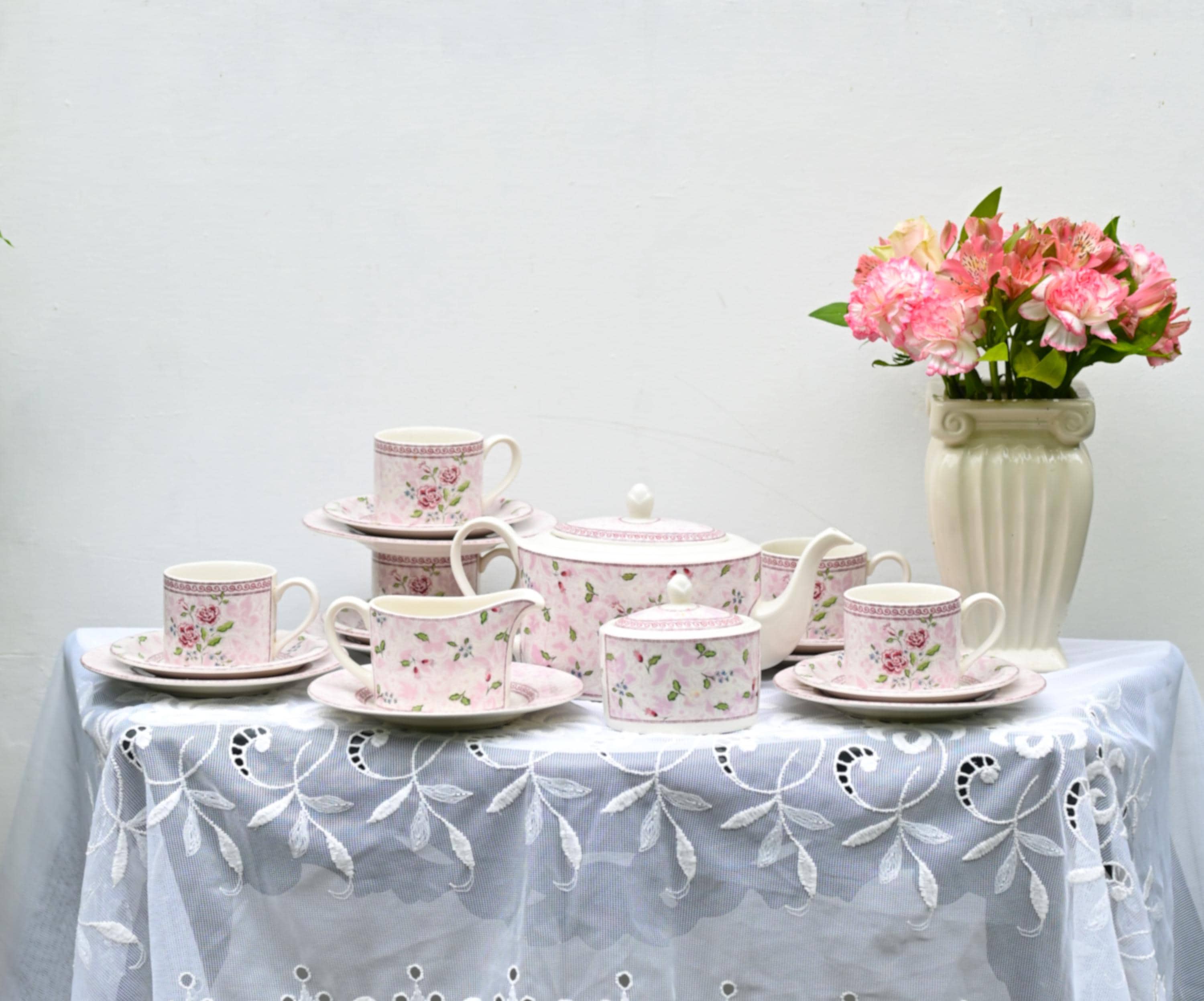 Vintage Johnson Brothers 'rose Damask' Service for 5 Persons. - Etsy