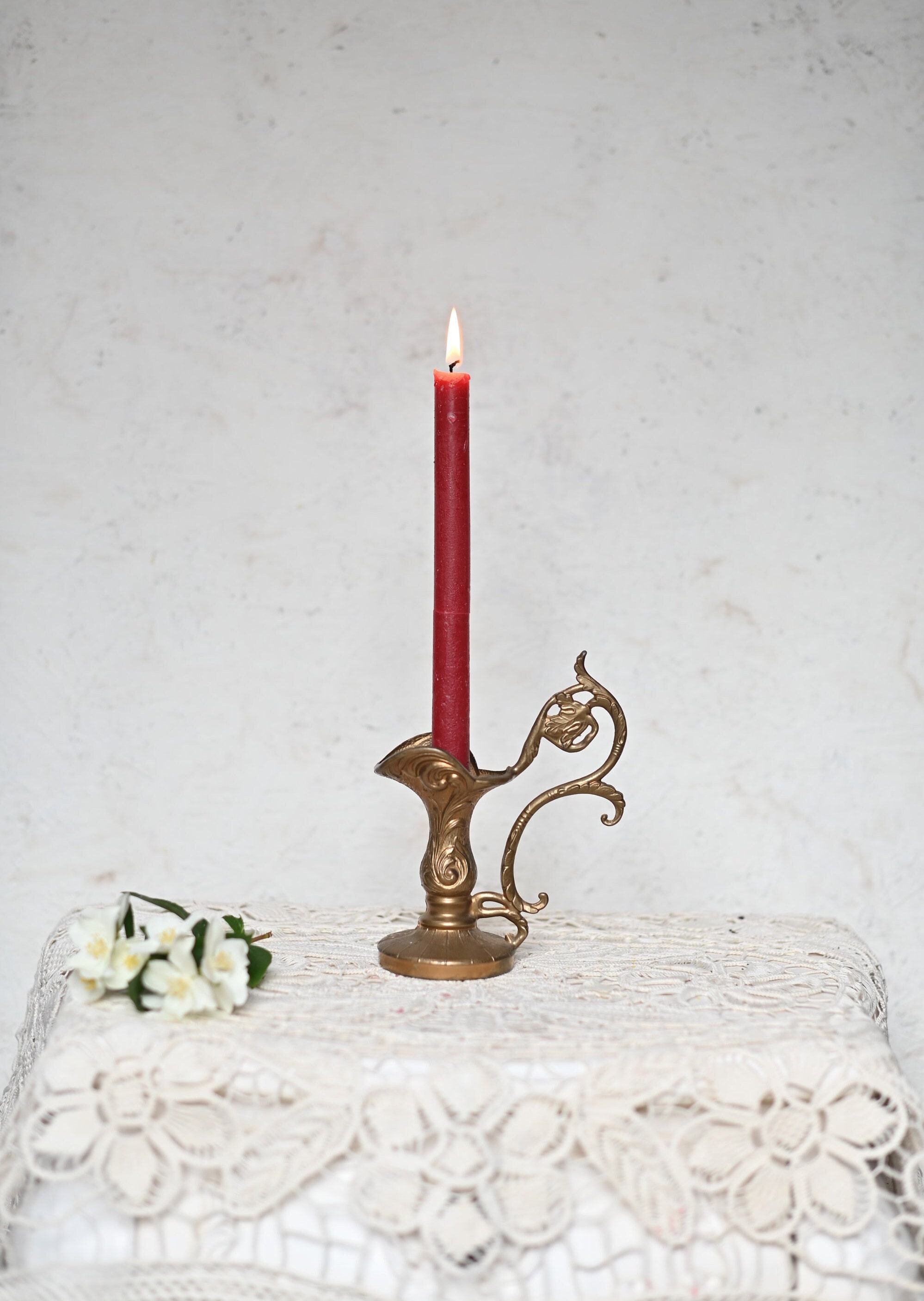 Antieke ヴィンテージ燭台真鍮、コペル。 - Etsy 日本