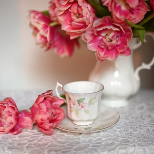 Vintage. &#39;&#39; Curio China &#39;&#39; cup and saucer fine bone china Staffordshire England.