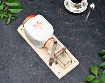 ヴィンテージセラミックコーヒーミル - オランダ風キッチン装飾 - Etsy