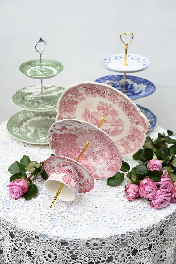 Vajilla inglesa rosa hotsell