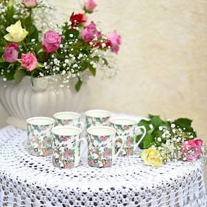 Vintage Royal Garden Tea Cup Set - Made in England