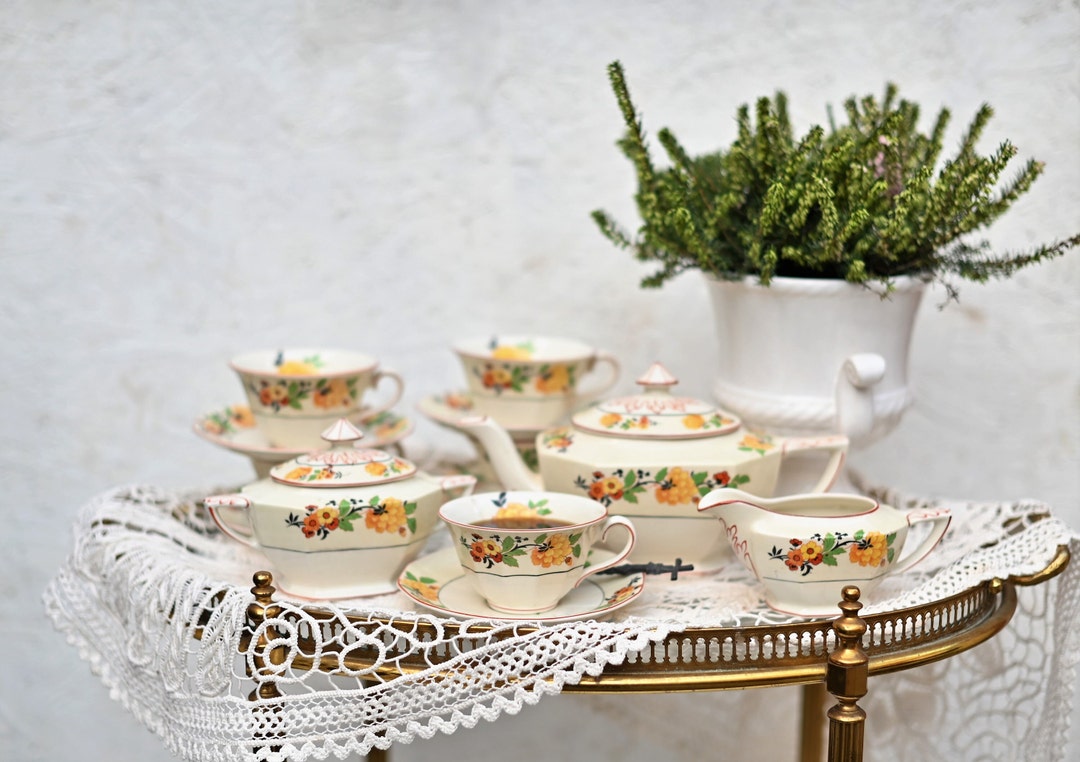 Antique Tea Service by Myott, Royal Staffordshire England Rare Tea