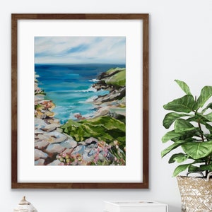 Tintagel, Cornwall | Giclee print of an original oil painting by Kate Campbell