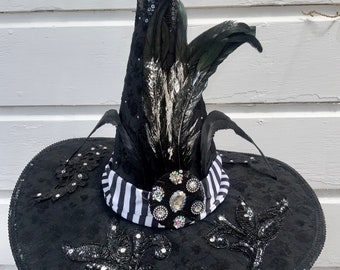 Large brim floppy witch hat