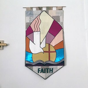 Faith Religious Banner - Hanging Church Banner