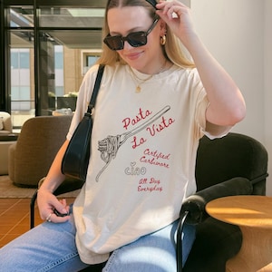 Spaghetti Shirt, Funny Food Shirt, Foodie T Shirt, Pasta Lover Club Tee, Italian Shirt, Pasta Print Shirt, Noodles Shirt Old Money Aesthetic