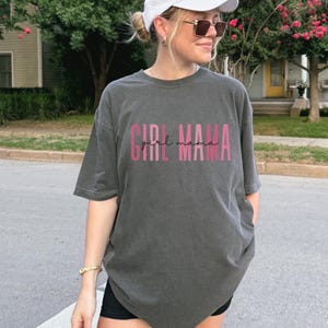 Girl Mom Shirt, Mothers Day Gift, Boho Girl Mom Comfort Colors Shirt, Expecting Mom Gift, Girl Mama TShirt, New Mom Tee, Baby Shower Gift
