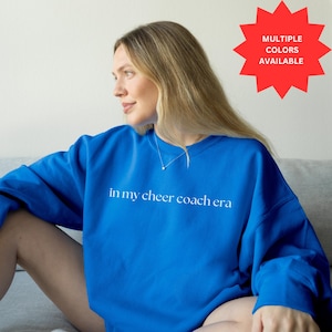 Cheer Coach Gift, Thank You Coach Crewneck, Cheerleader Sweatshirt, Cheer Coach Era Sweatshirt, Appreciation Gift, Cheer Sweatshirt