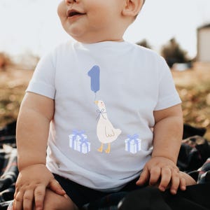 One Silly Goose Birthday Shirt, Boy One Silly Goose First Birthday Party, Funny Baby Shirt, Birthday Boy, 1st Bday, Infant Tshirt